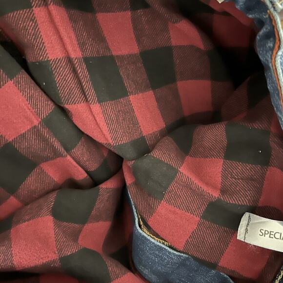 Eddie Bauer Mens H2O Low Flex Fleece Lined Jeans Size 34x34 Blue Insulated NWT - Picture 8 of 9